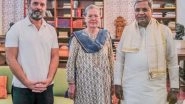 India News | CM Siddaramaiah Meets Rahul Gandhi, Sonia Gandhi in Delhi; Likely to Discuss Cabinet Expansion
