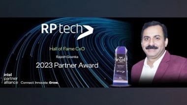 Business News | Rashi Peripherals Wins Outstanding Growth Distributor for Data Center and AI Group Award from Intel Corporation