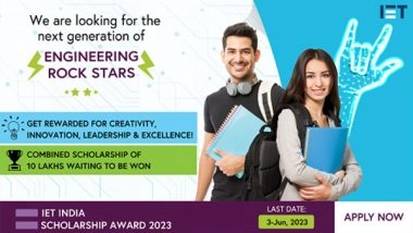 Business News | Closing Soon: India's Largest Engineering Scholarship Award Final Call for Applications as 20,000+ Entries Pour in from Across India