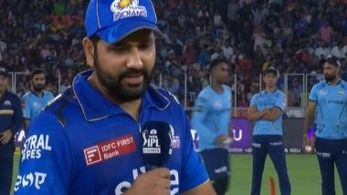 Sports News | IPL 2023: Mumbai Indians Win Toss, Opt to Field Against Gujarat Titans in Qualifier 2