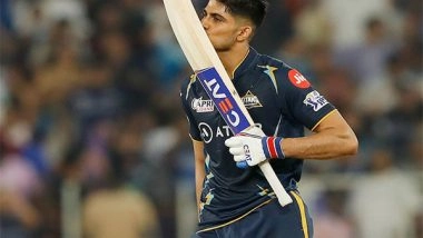 Sports News | IPL 2023: Gill Slams Third Century, Powers GT to 233/3 Against MI in Qualifier 2