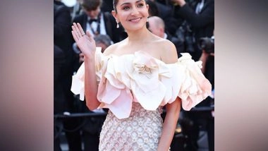 Entertainment News | Cannes 2023: Anushka Sharma Makes Her Red Carpet Debut in an Off-shoulder Gown