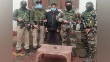 India News | Lashkar Terrorist Arrested from J-K's Baramulla