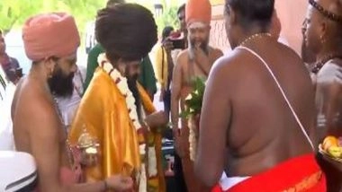 India News | Dharmapuram, Thiruvavaduthurai Adheenams Arrive in Delhi for New Parliament Building Inauguration