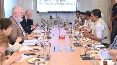 Business News | Power Minister Meets EU Delegation, Suggests India, EU Do Joint Pilots in Areas Such as Green Steel