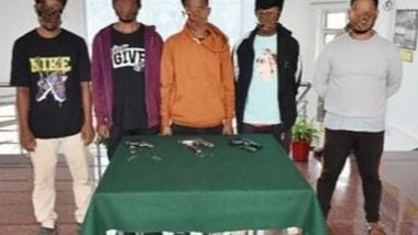 India News | Five Kangleipak Communist Party- People's War Group Cadres Surrender Before Security Forces in Manipur
