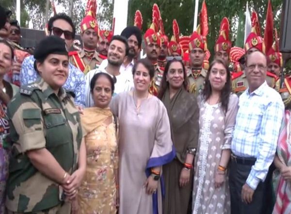Oscar-Winning Producer Guneet Monga Visits International Border In Jammu, Attends Beating Retreat Ceremony