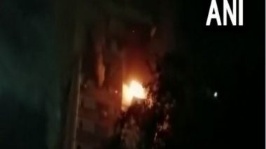 Mumbai Fire Videos: Blaze Erupts at High Rise Building Near Breach Candy Hospital; Doused, No Casualties Reported