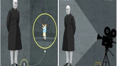 India News | War on Twitter: Cong Shows PM Modi in Miniature Before Nehru; BJP Points to Difference in Nehru's Real, Reel Life