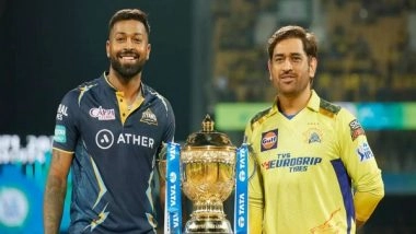 Sports News | Rain Delays Toss in IPL 2023 Summit Clash Between Gujarat Titans and Chennai Super Kings