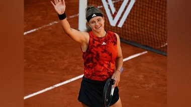 Sports News | French Open: Karolina Muchova Upsets Maria Sakkari; Leylah Fernandez Defeats Magda Linette