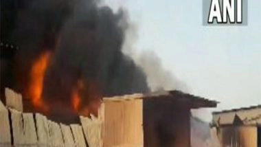 India News | Massive Fire Breaks out at Plastic Factory in Gujarat's Kheda