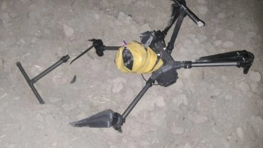 India News | Punjab: BSF Shoots Down Pakistani Drone Carrying Narcotics Near Amritsar Border