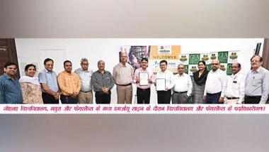 Business News | An MOU Signed Between FARE Labs, Gurugram and GLA University Mathura