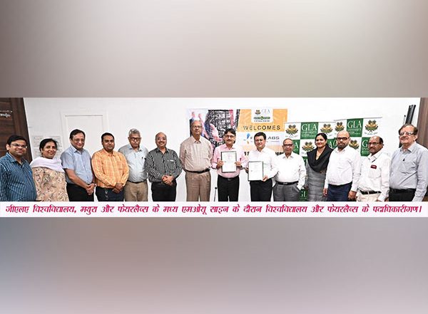 Business News | An MOU Signed Between FARE Labs, Gurugram and GLA University Mathura