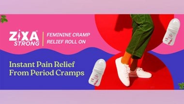 Business News | Zixa Strong Feminine Cramp Relief Roll-On Launched On World Menstrual Hygiene Day At A 'Pad Parade'