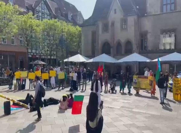 World News | Baloch Hold Anti-Pakistan Protests in Germany Against Nuclear Tests in Balochistan