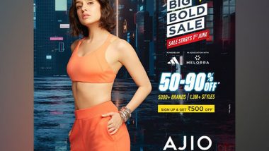 Business News | AJIO Announces 'Big Bold Sale', to Start on June 1