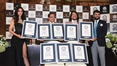 Business News | Shiv Narayan Jewellers Makes History Achieving 8 Guinness World Records Titles