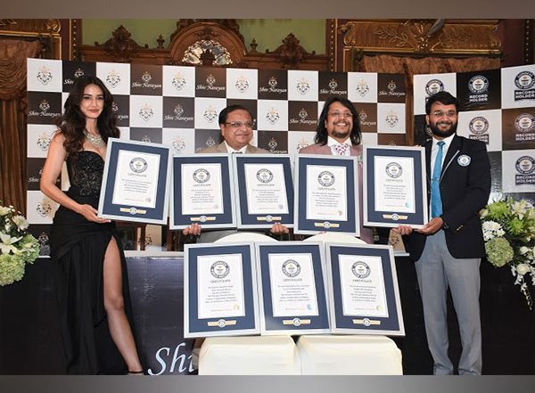 Business News | Shiv Narayan Jewellers Makes History Achieving 8 Guinness World Records Titles