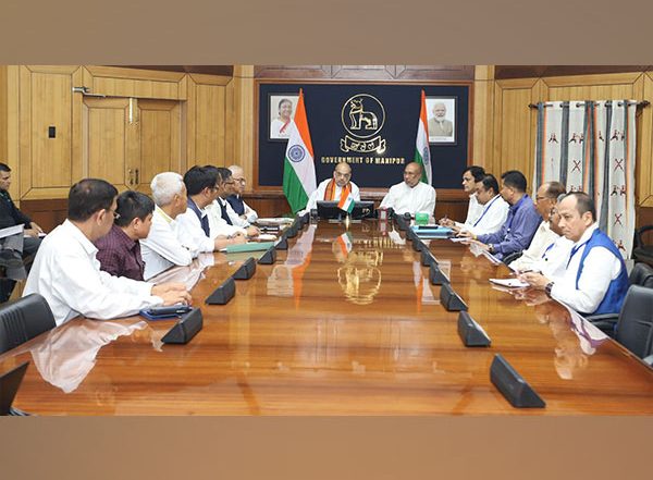 India News | Amit Shah Chairs High-level Meeting in Manipur over Violence in State