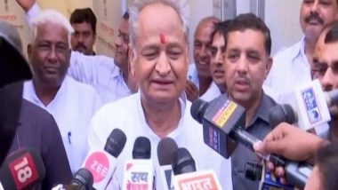 India News | Ashok Gehlot Lays Foundation Stone of Reconstruction of New Rajasthan House in Delhi