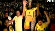 Sports News | Jubilant Fans Chant 'Dhoni' 'Dhoni' as CSK Registers Historic 5th IPL Title Win Against GT at Ahmedabad