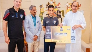 Sports News | CM Naveen Patnaik Buys First Ticket for Intercontinental Cup 2023