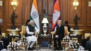 World News | PM Modi, Cambodia's King Norodom Sihamoni Review Bilateral Relations