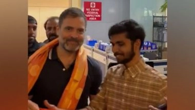 India News | Congress Leader Rahul Gandhi Arrives in San Francisco as Part of His 10-day US Tour