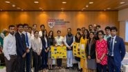 World News | Dharmendra Pradhan Visits Nanyang Technological University in Singapore, Interacts with Indian Students