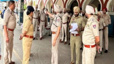India News | Punjab Police Launches Statewide Drive Against Anti-social Elements at Bus Stands, Railway Stations; 34 Suspicious Individuals Held