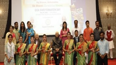 India News | Goa State Formation Day Celebrated in Maharashtra Raj Bhavan