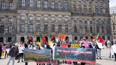World News | Netherlands: Baloch National Movement Protests Against Pakistan's Nuclear Weapons