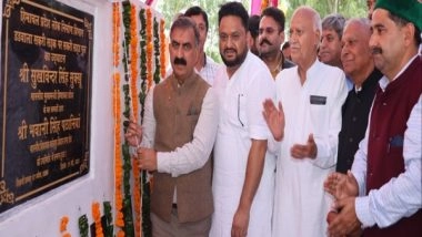 India News | Himachal Pradesh CM Dedicates Development Projects Worth Rs 43.34 Crore in Fatehpur