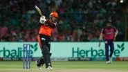 IPL 2023: Abhishek Sharma's Fifty, Cameos From Glenn Phillips, Abdul Samad Help Sunrisers Hyderabad Clinch Thrilling Win Over Rajasthan Royals