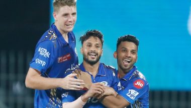 IPL 2023: Akash Madhwal's Five-Wicket Haul Helps Mumbai Indians Defeat LSG By 81 Runs in Eliminator, Set Up Qualifier 2 Clash Against Gujarat Titans