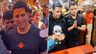 Akshay Kumar Visits Jageshwar Dham in Uttarakhand; Pics of Him Offering Prayers Go Viral on the Internet