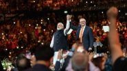 PM Narendra Modi Gets 'Rockstar Reception' Wherever He Goes, Says Australia PM Anthony Albanese at Sydney&rsquo;s Jam-Packed Qudos Bank Arena (Watch Video)