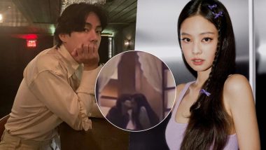 Kim Taehyung and Jennie Kissing In Viral Video? BTS V and BLACKPINK Singer Dating Rumours Go Viral As The ‘Couple’ Spotted Together in Paris, Twitterati Reacts!