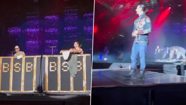 Backstreet Boys AJ McLean and Kevin Richardson Throw Their Underwears at Crowd During Mumbai Concert, Video Goes Viral - WATCH