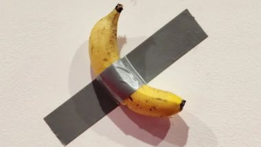 Hungry Student Eats Rs 1 Crore Banana Duct-Tapped To Wall as Part of Artwork at South Korea Museum, Video Leaves Internet in Splits
