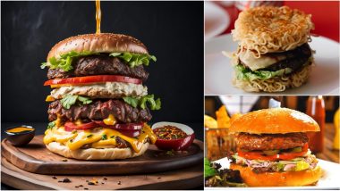 International Burger Day 2023: From Juicy Lucy to Bife De Chorizo, Amazing Flavours of Burgers To Try On This Day