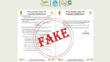 CBSE Result 2023 Date: CBSE Class 10th, 12th Board Exam Results To Be Declared on May 11? Here's a Fact Check of Fake Notice Going Viral on Social Media