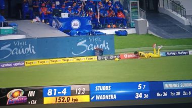 'Fastest Ball in Cricket History by A Spinner?' Speedometer Shows Maheesh Theekshana Clocks 152kph During CSK vs IPL 2023 Match, Netizens React