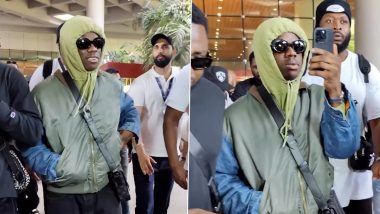 Calm Down Singer Rema Arrives in India! Nigerian Singer Clicked at Mumbai Airport Ahead of His Rema Calm Down India Tour (Watch Video)