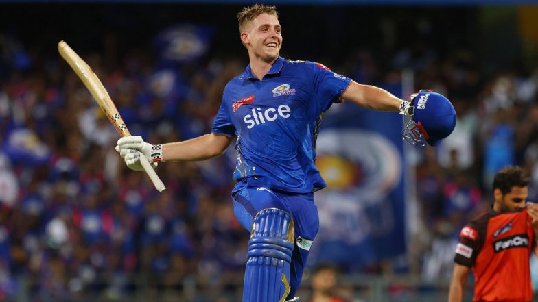 Cameron Green Wins Man of the Match Award in MI vs SRH IPL 2023 Match