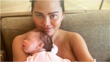 Chrissy Teigen Debunks Rumours That Baby Esti Was Born Through Surrogacy With Her C-Section Photo!