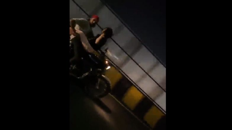 Couple Make Love on Bike Viral Video: Two Police Stations in UP Deny Incident Happened in Their Jurisdictions After Clip of Man and Woman Romancing on Motorcycle Surfaces Online