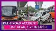 Delhi Road Accident: One Dead, Five Injured After DTC Bus Driver Loses Control, Hits Several Vehicles In New Friends Colony